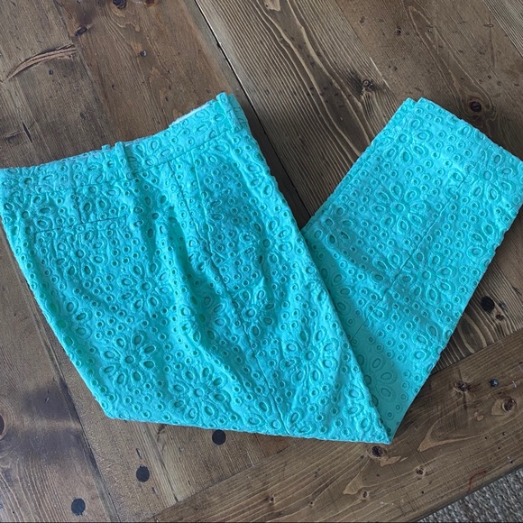 J. Crew eyelet cafe capri - Picture 4 of 8
